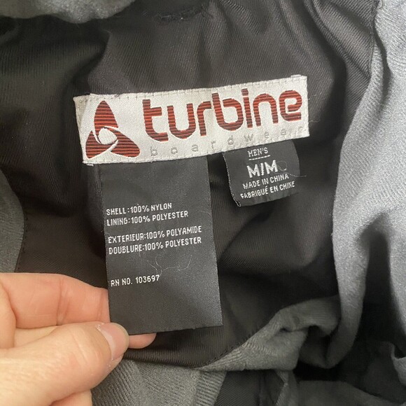 Turbine Boardwear Pants Men's Sz M Black Snow Boarder Ski Insulated Pock… - Picture 3 of 10